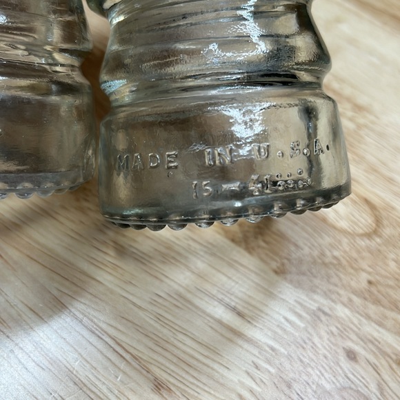 Vintage Hemingray 12 Clear Glass Insulator - Picture 14 of 15